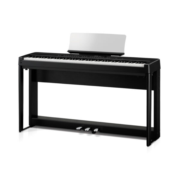 Kawai ES-520 on designer stand in gloss black finish