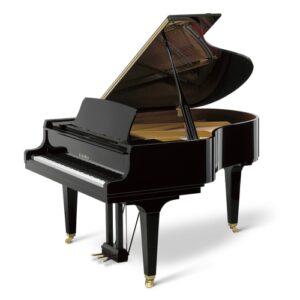 Kawai GL 40 5 foot 11 inch grand piano with a polished ebony finish