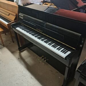 Kawai K200 45 inch upright piano in polished ebony finish