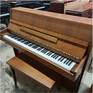 Kawai CE-7N upright piano in a satin walnut finish